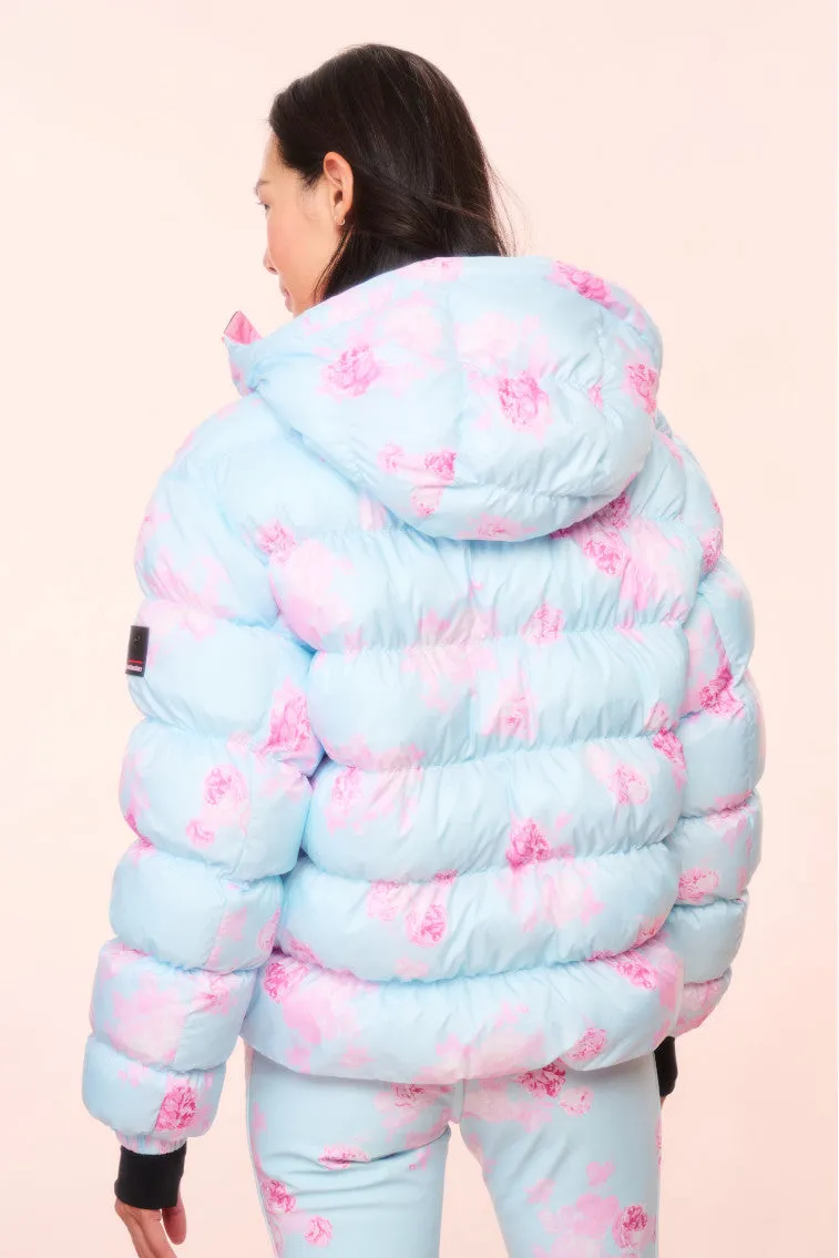 BOGNER FIRE ICE x LoveShackFancy Printed Rosetta Ski Jacket