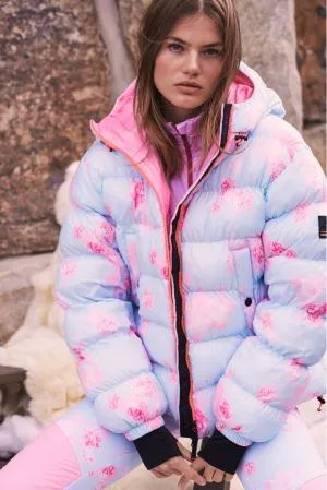 BOGNER FIRE ICE x LoveShackFancy Printed Rosetta Ski Jacket