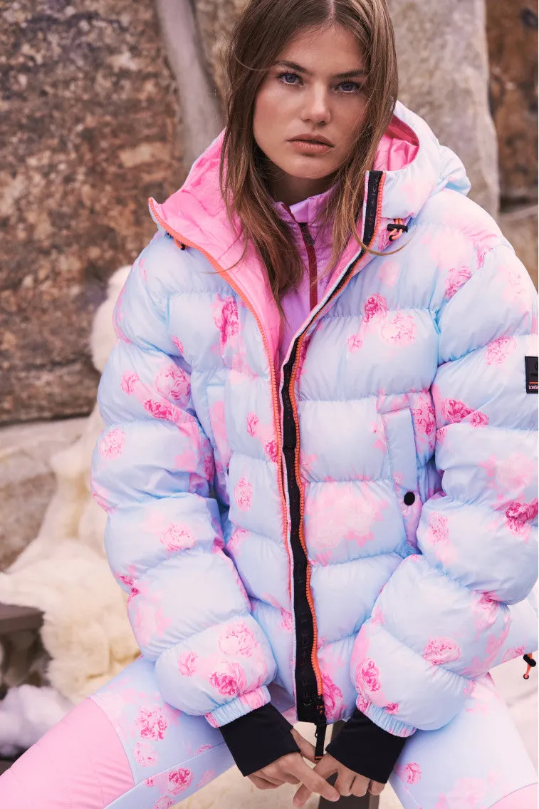 BOGNER FIRE ICE x LoveShackFancy Printed Rosetta Ski Jacket