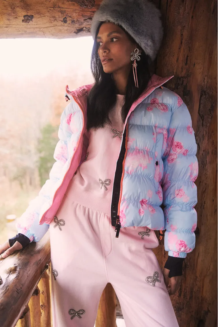 BOGNER FIRE ICE x LoveShackFancy Printed Rosetta Ski Jacket