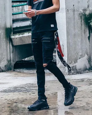 Carré Mono Elite Jean Black