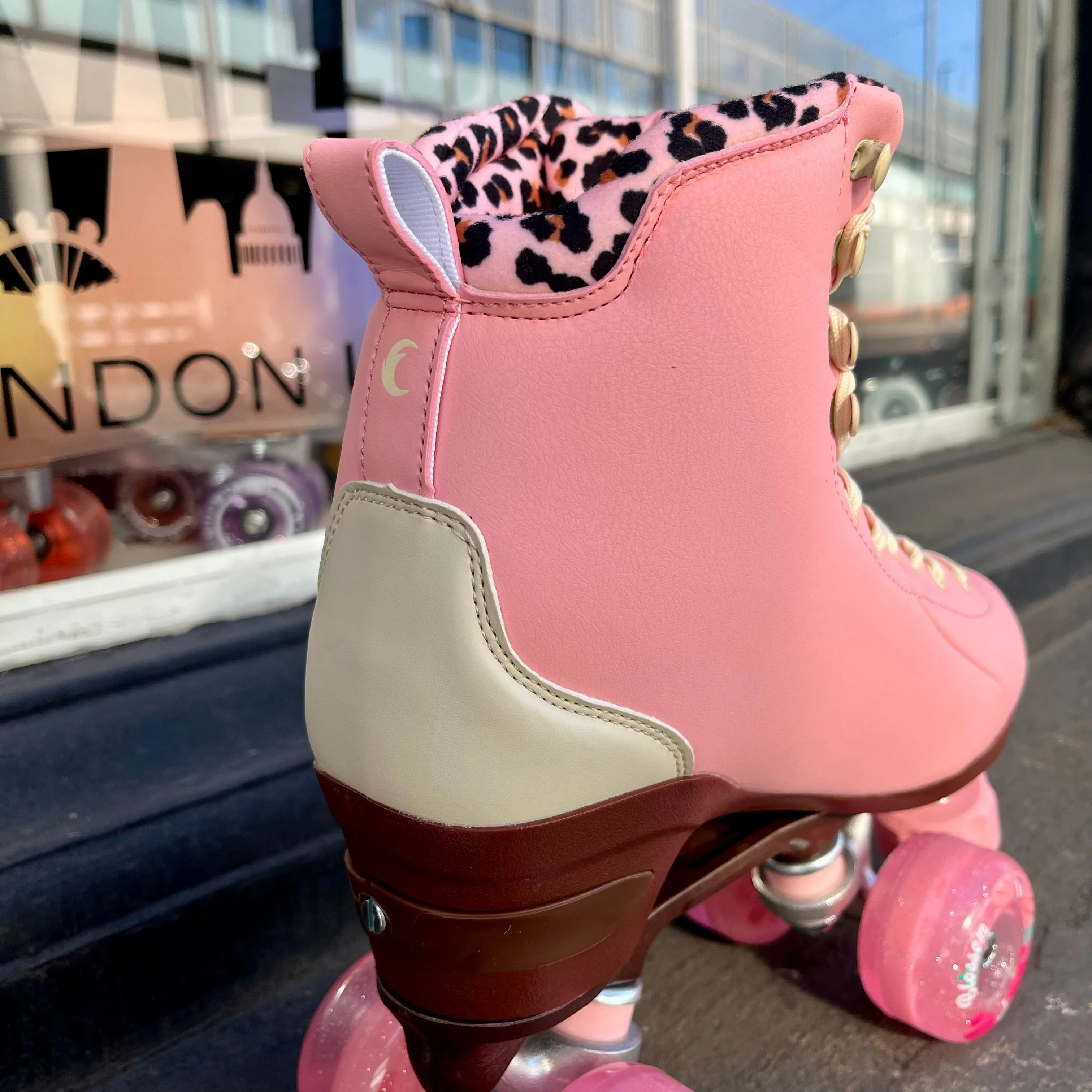 Chaya Miyu Pink Leopard Skates
