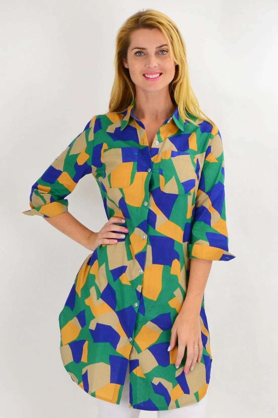 Colourful Summer Tunic Shirt