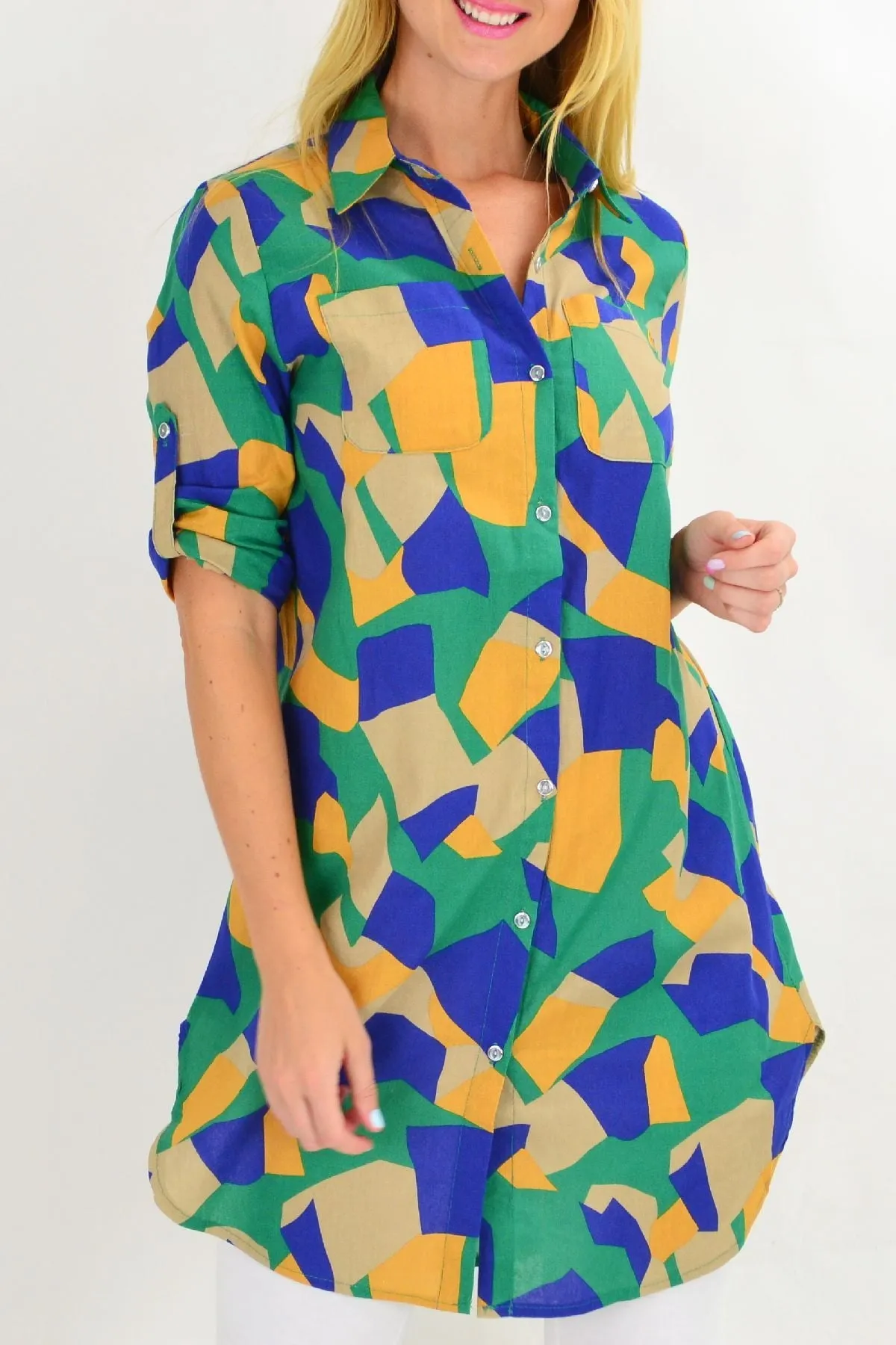 Colourful Summer Tunic Shirt