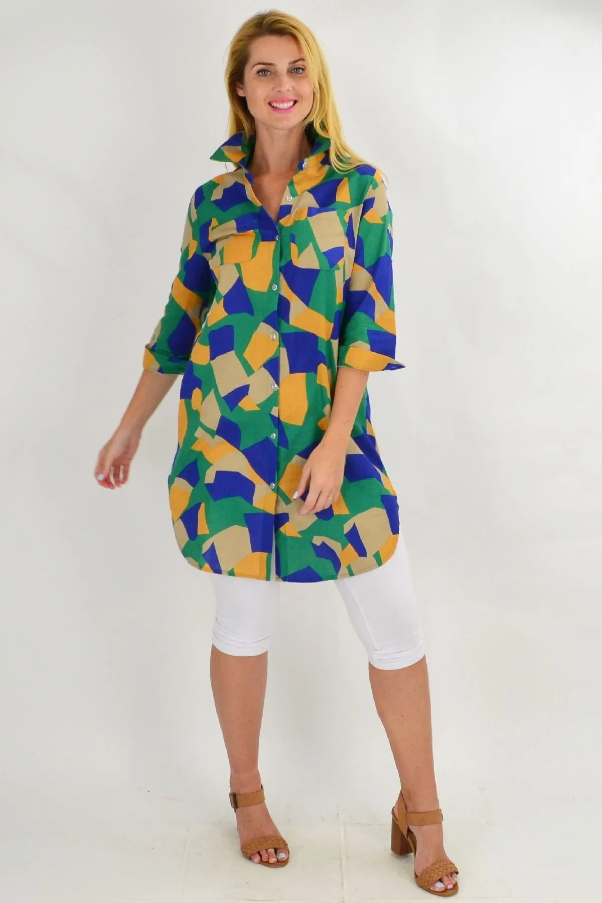 Colourful Summer Tunic Shirt