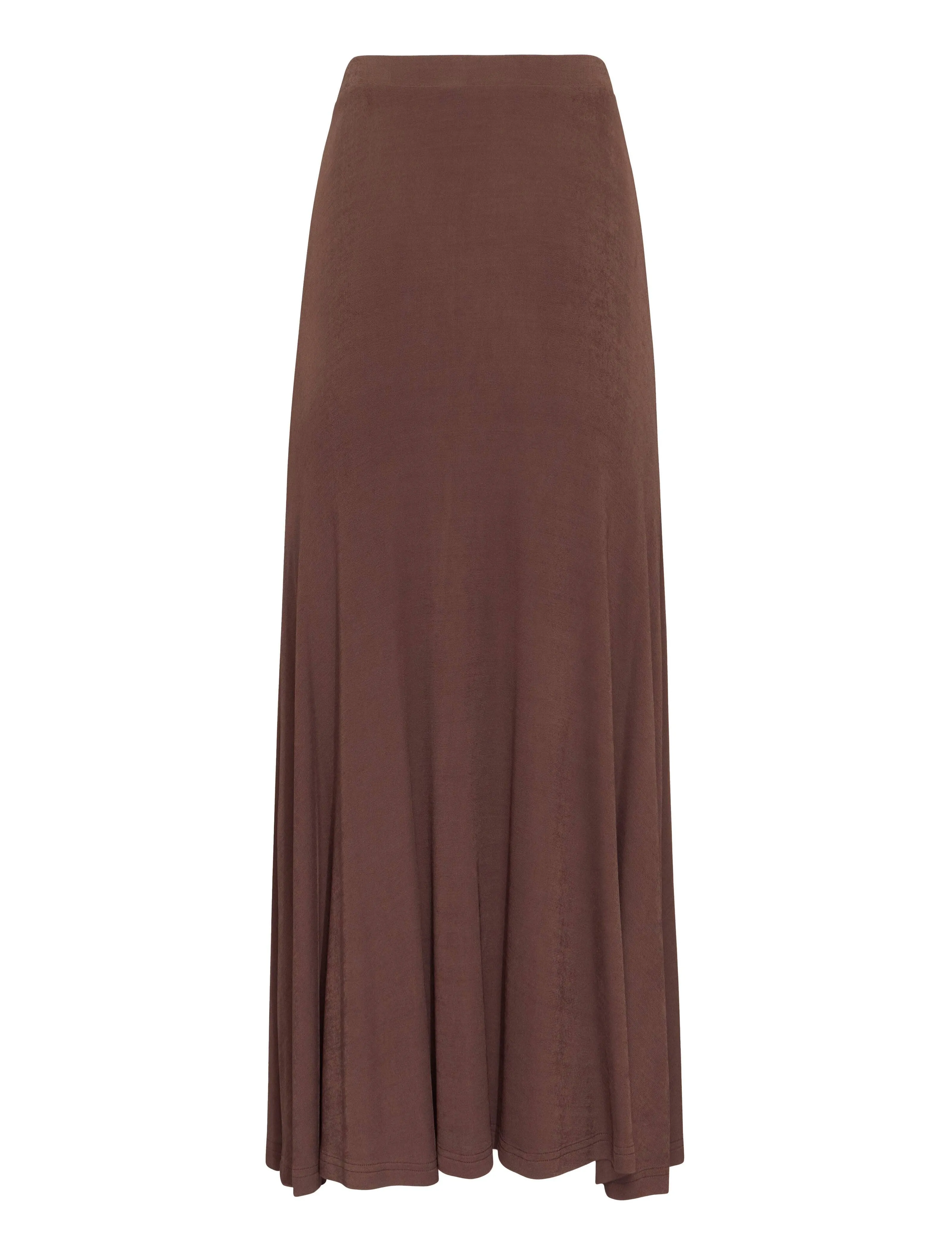 Flute Skirt in Chestnut