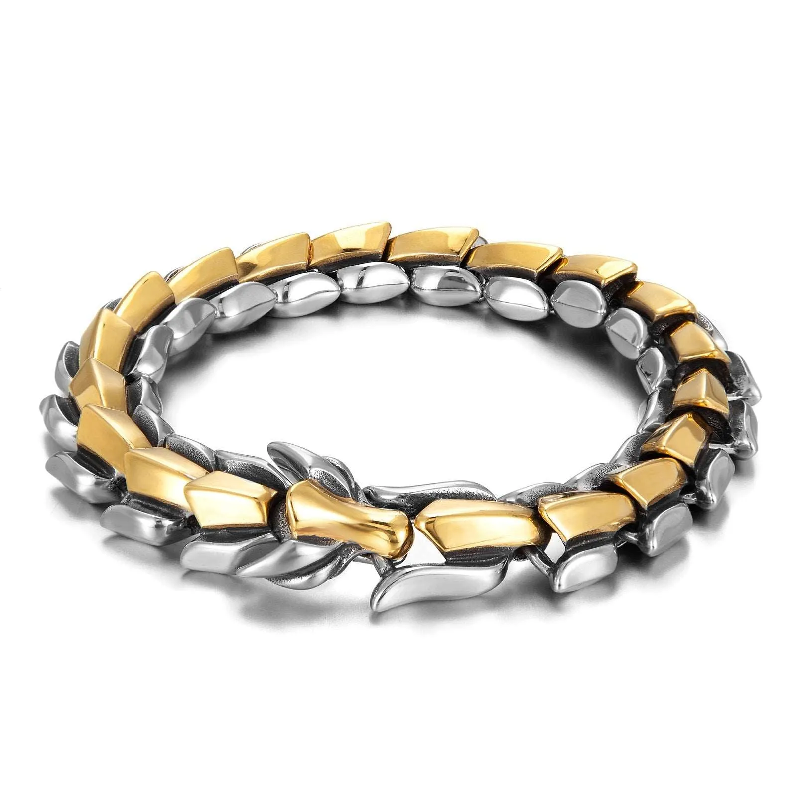 gold plated stainless steel bracelet