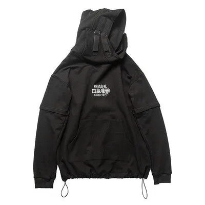 High collar coat