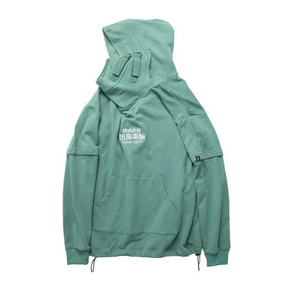 High collar coat