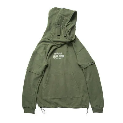 High collar coat