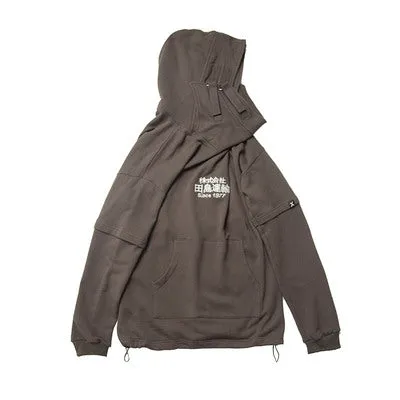 High collar coat