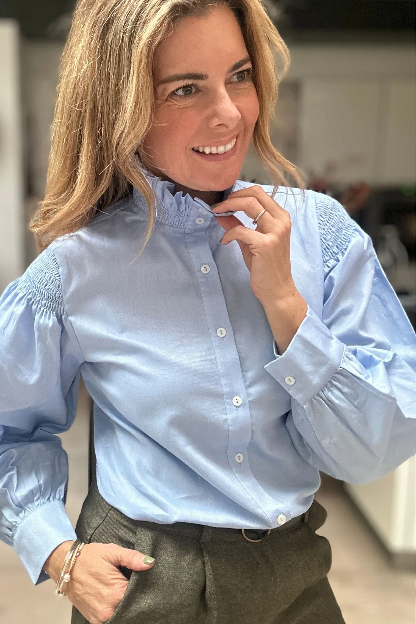 High Collar Shirt