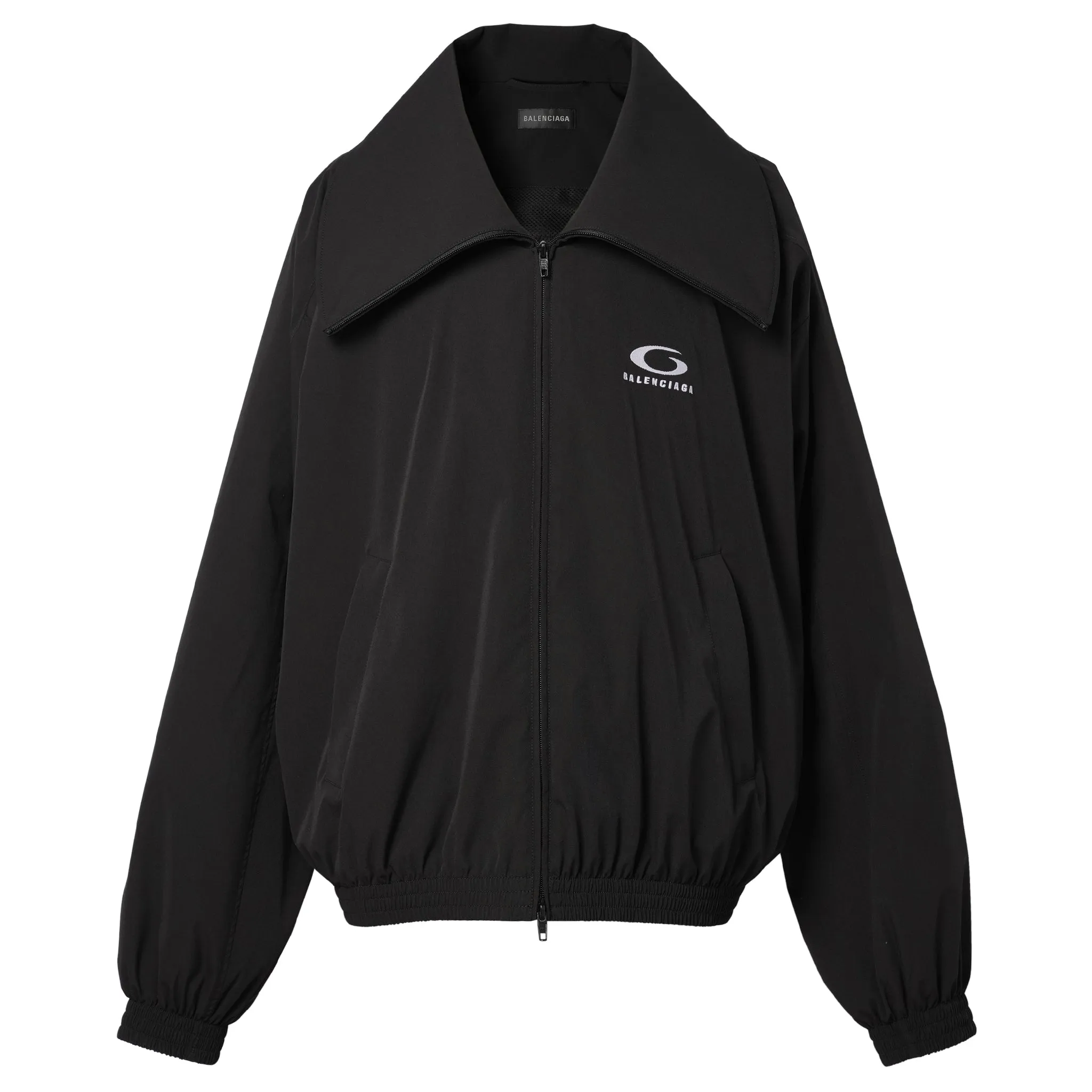 HIGH COLLAR TRACKSUIT JACKET / 1000:BLACK