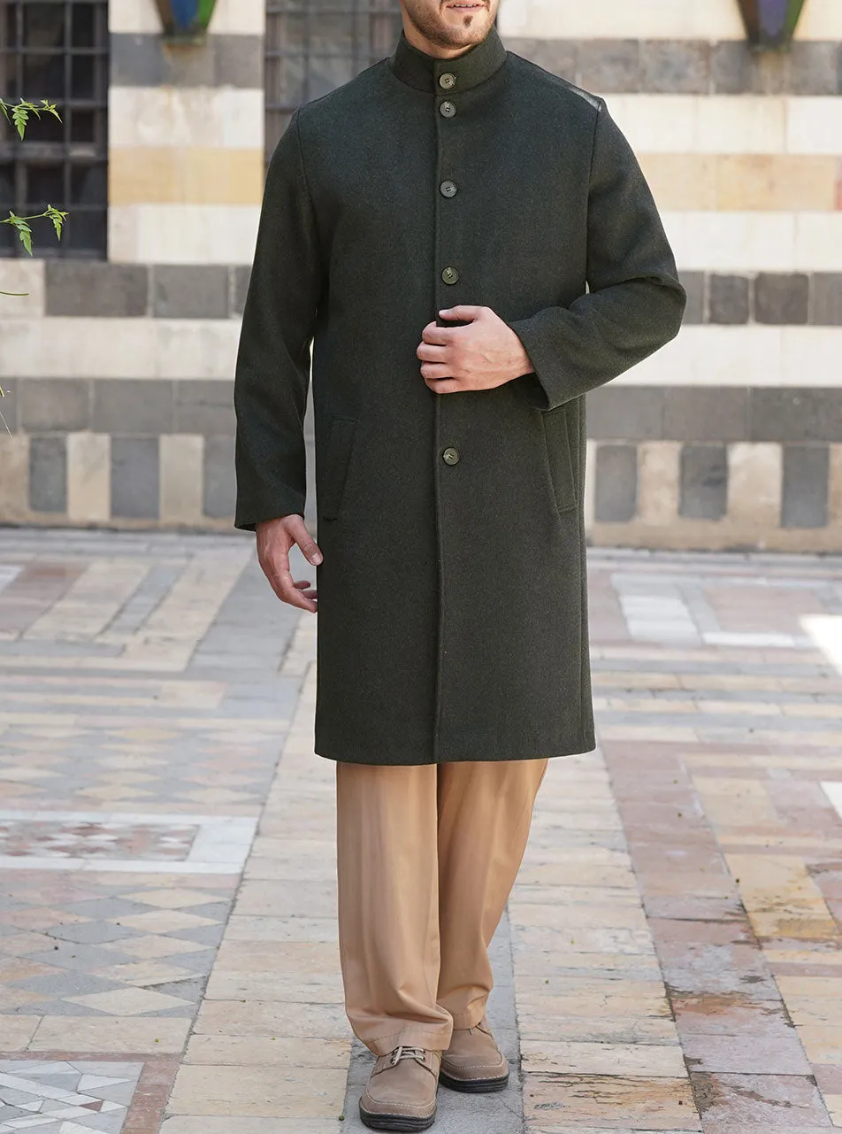 High Collar Wool Jubba