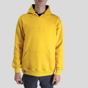 Mens Kangaroo Pocket Hoodie Yellow