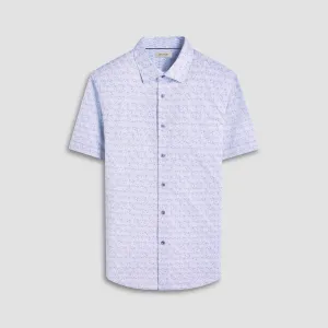 Myron Double-Sided Floral & Feather OoohCotton Short- Sleeve Shirt