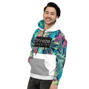 'Neotropical' unisex hoodie - white version