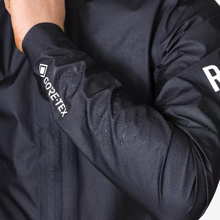 Rapha Pro Team Men's Gore-Tex Lightweight Rain Jacket Black Charcoal