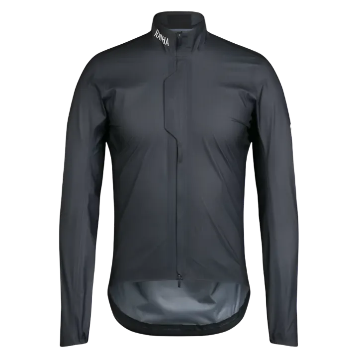 Rapha Pro Team Men's Gore-Tex Lightweight Rain Jacket Black Charcoal