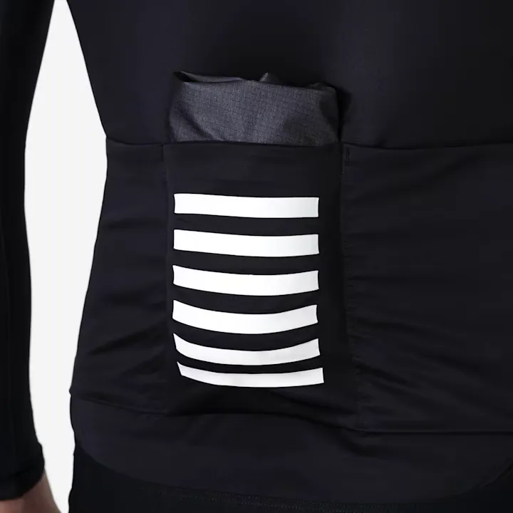 Rapha Pro Team Men's Gore-Tex Lightweight Rain Jacket Black Charcoal