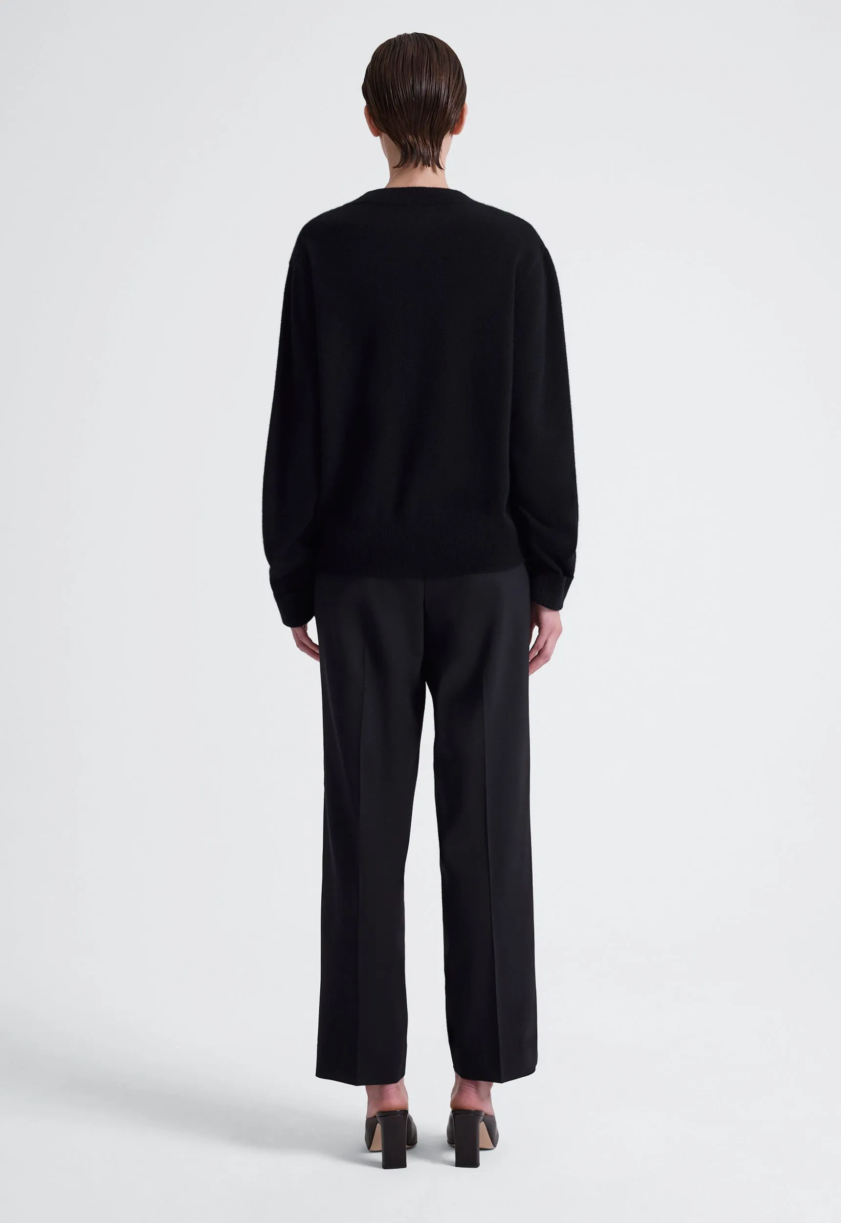 Sharpo Cashmere Sweater - Black