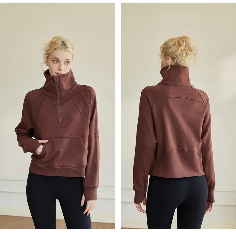 Women's High Collar Sweater