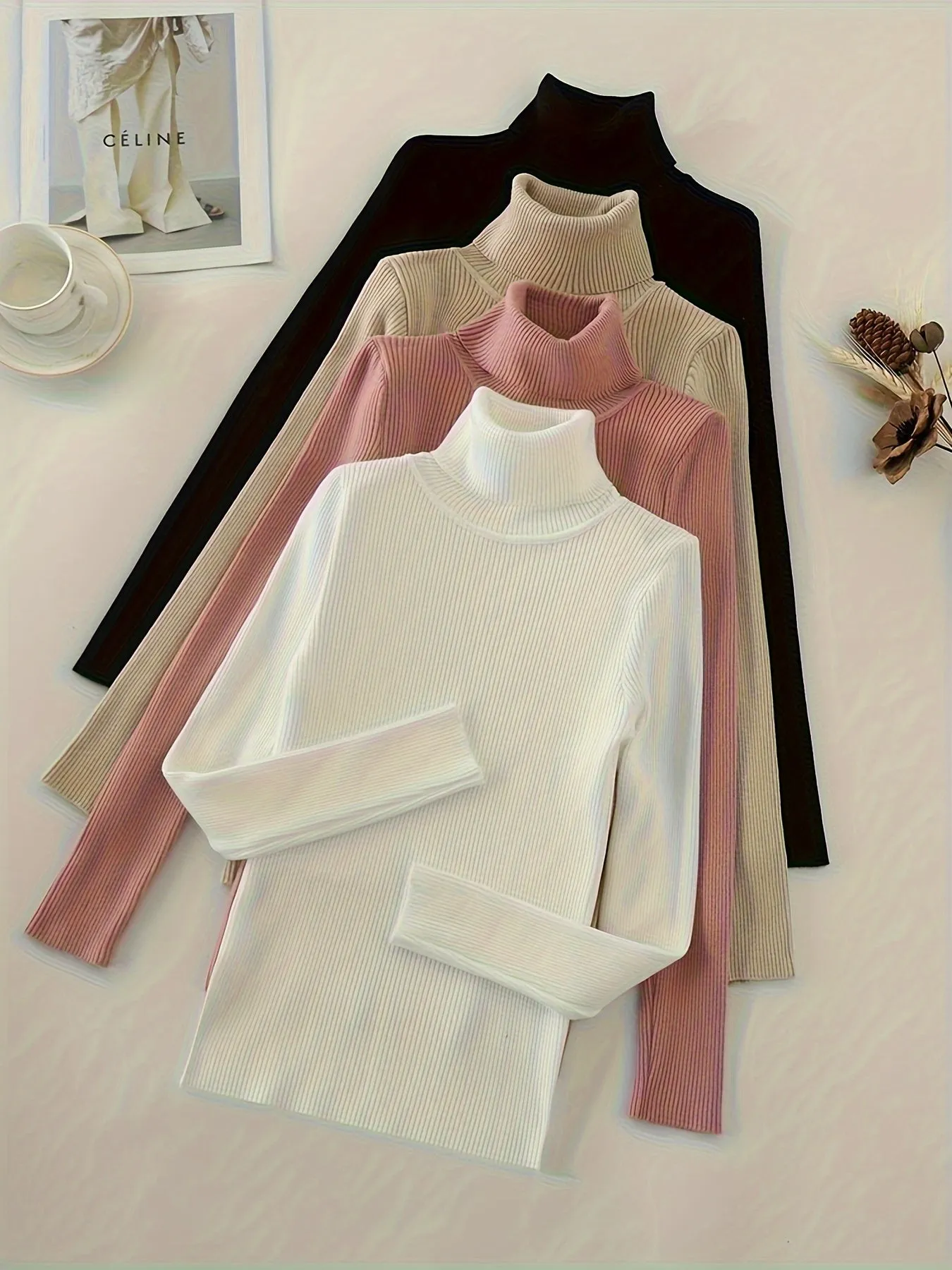Women's Hoodie High Collar Combination